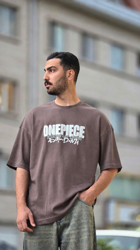 تیشرت آستین کوتاه مردانه چاپدار ONE PIESE